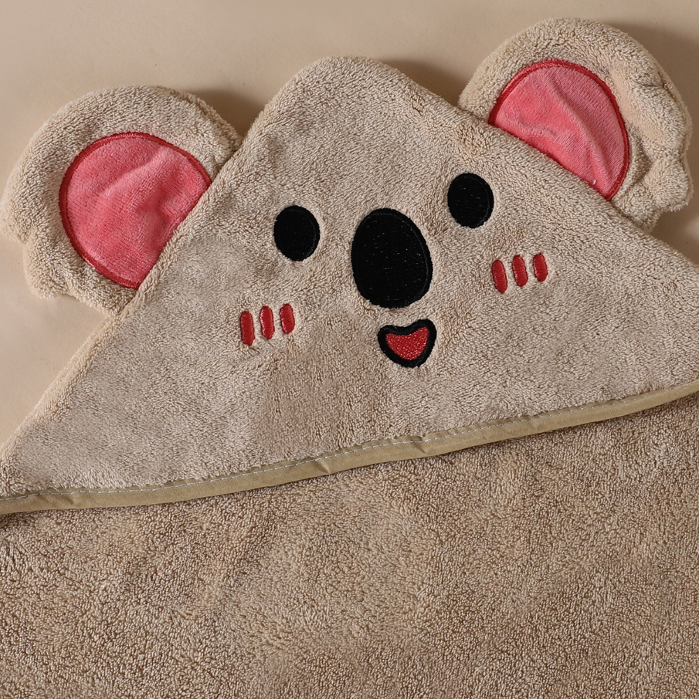 BabyHugWrap - Zachte & Absorberende Baby Badmand met Kapucijners