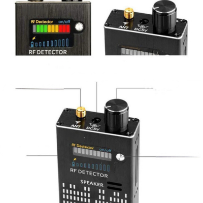 CovertDetect - GSM GPS Apparaat Vinder, Laserlens, Verborgen Camera, RF Detector en Spionage Signaal Bug Detector