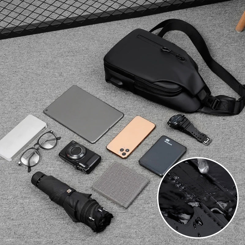StealthPack - Waterdichte Crossbody Antidiefstal Tas
