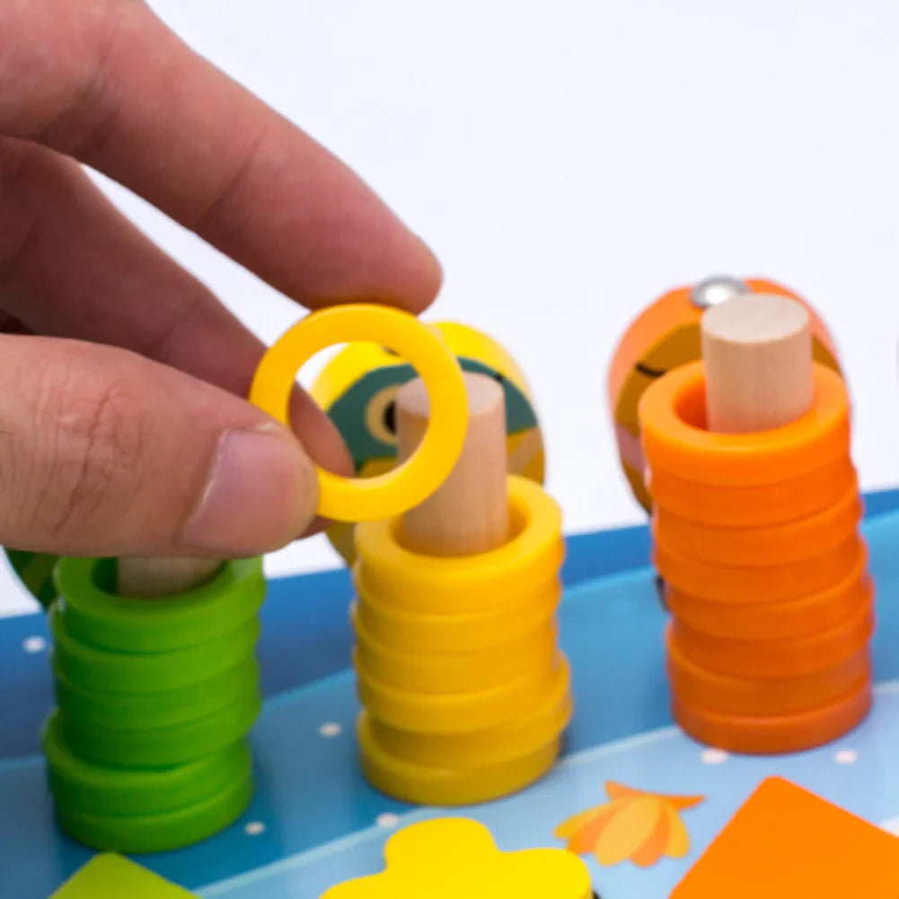 InspireLearn - Ontwikkel de vaardigheden - Montessori houten speelbord
