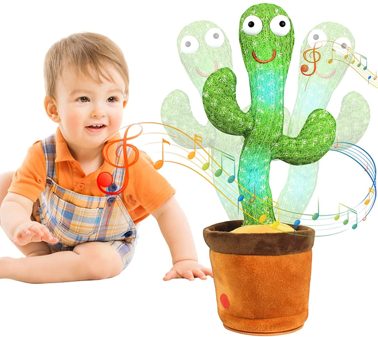 LumaNova - Reageert op geluid De pratende cactus