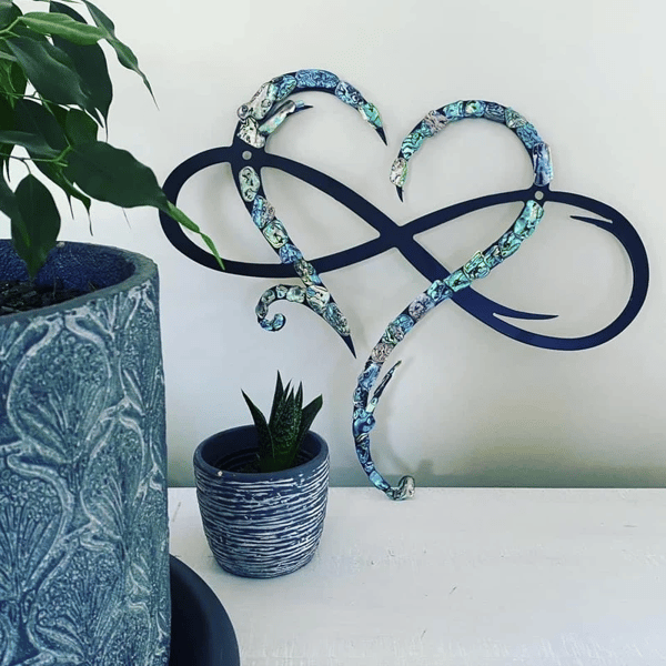 HeartForge - Metalen muurornament met hartmotief