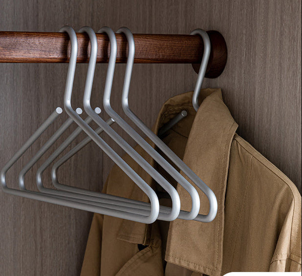 PrestigeHold - Slanke en duurzame metalen kleerhanger verpakking van 5 stuks