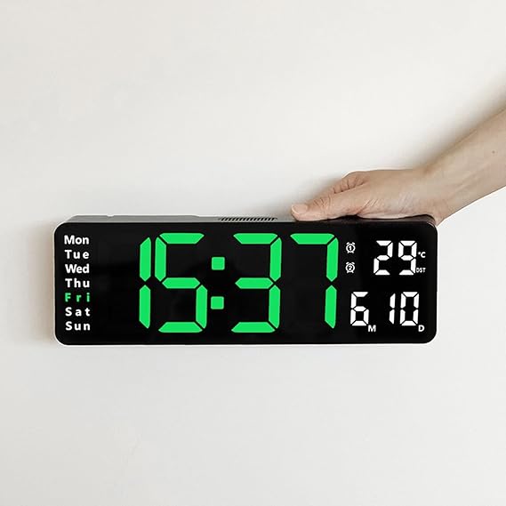 NoctiClock - Grote digitale klok met nachtlicht