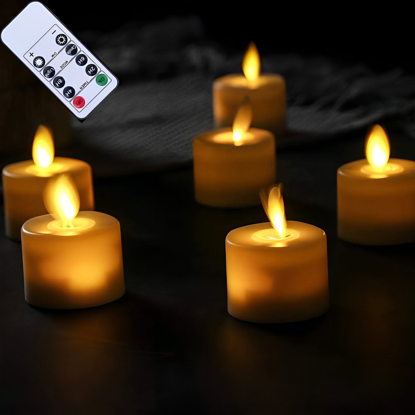 IllumaCandle - Elektronische kaars met bewegende vlam | Wickless LED kaars