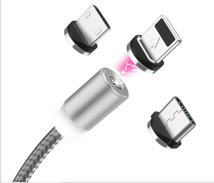 WireLux - YBD 1m magnetische LED oplaadkabel die werkt met Apple