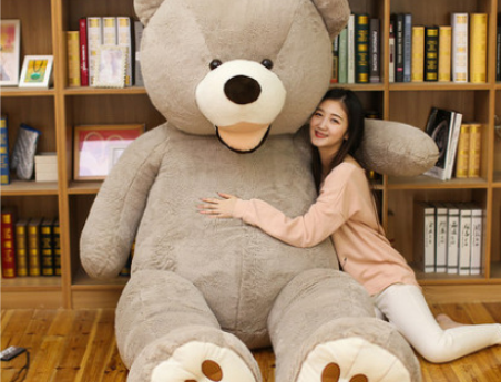 TeddyJoy - Een pluche knuffel van een reusachtig knuffeldier, de reusachtige teddybeer
