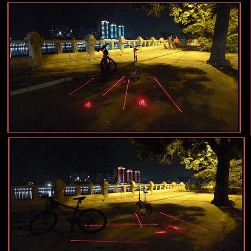 CycleGlow - Fiets laserprojectie achterlicht