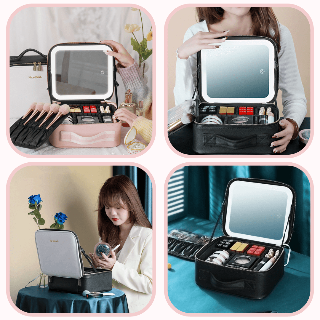 LumiPack - Reis make uptas met LED spiegel