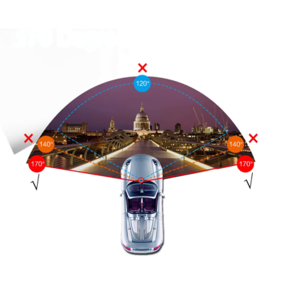 AutoWatch - 1080p dashcam met twee lenzen voor auto's