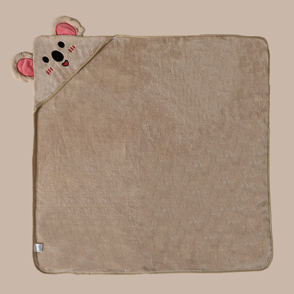 BabyHugWrap - Zachte & Absorberende Baby Badmand met Kapucijners