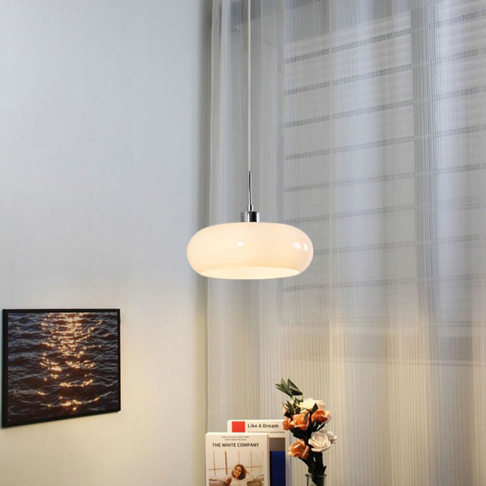 LumiScape - Broodvormige glazen hanglamp
