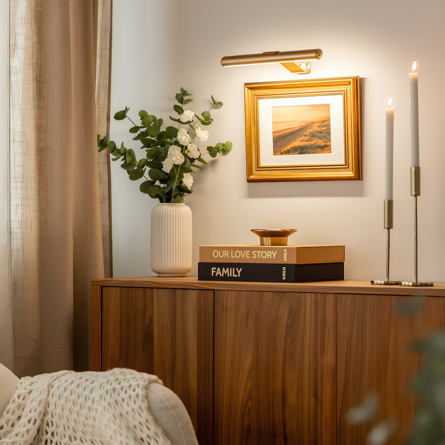 Lumevo - Draadloze LED-wandlamp met verstelbare helderheid
