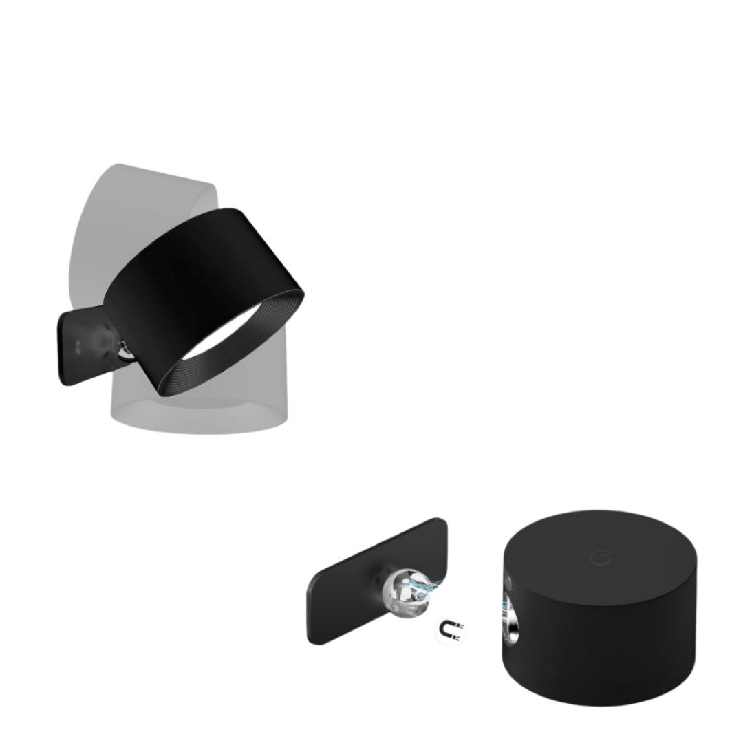 Glow360 | Draadloze oplaadbare 360° muurlamp