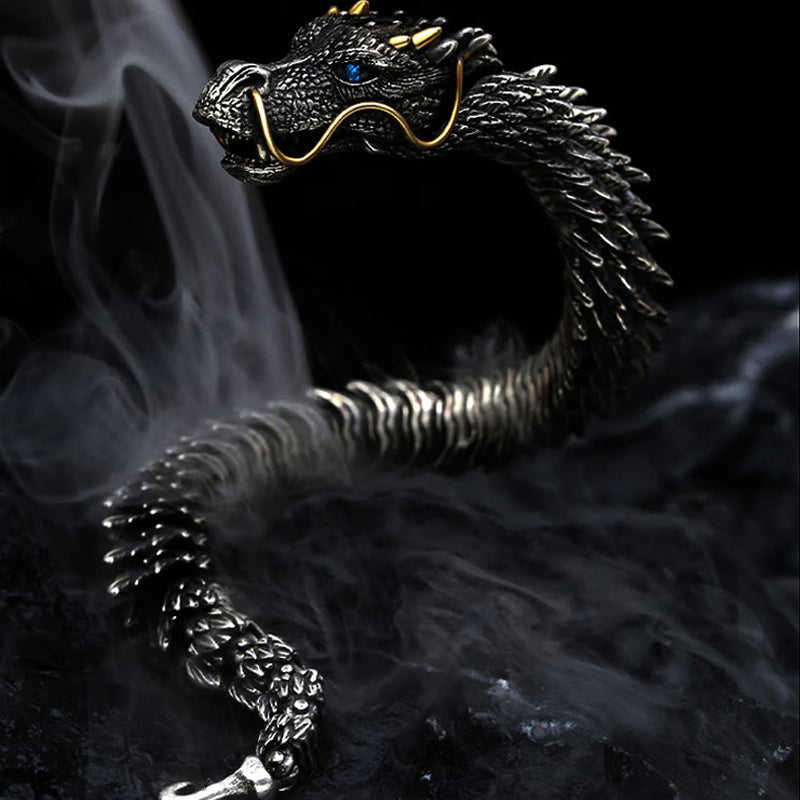 DragonLuxe - Handgemaakte armband met een drakenketting