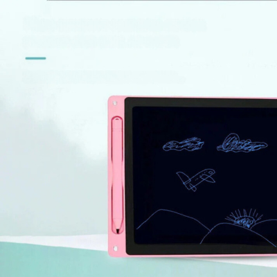 KiddoDraw - Uitwisbaar kinderkrabbord met 12-inch LCD-schrijftablet en herbruikbaar notitieboekje