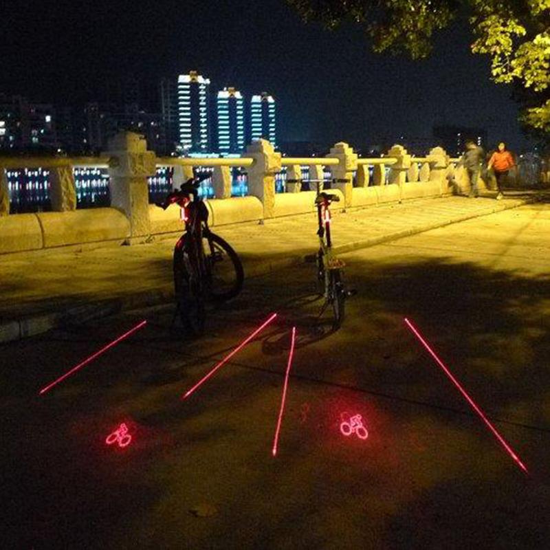 CycleGlow - Fiets laserprojectie achterlicht