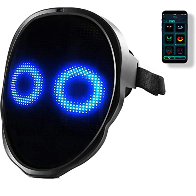 IlluMask - Heroplaadbaar LED masker met veranderend gezicht