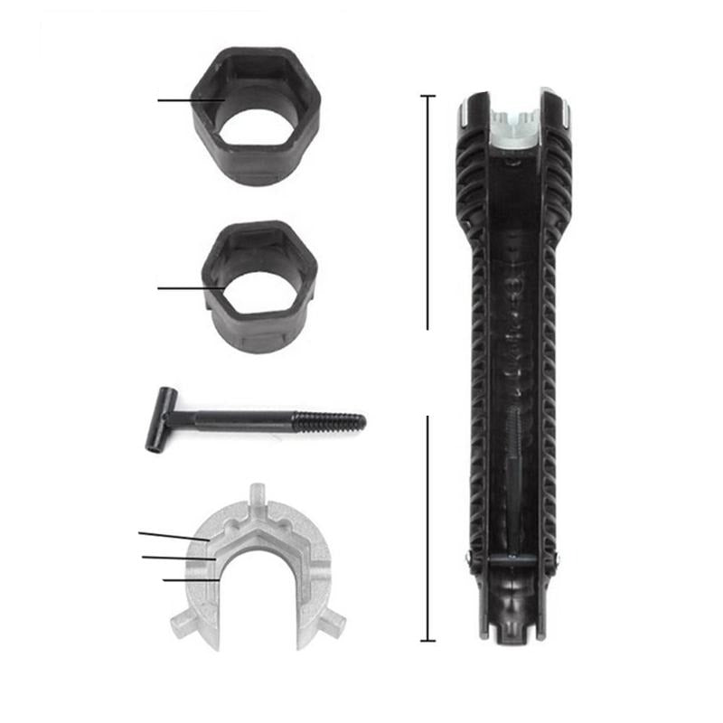 GripMaster - 8-in-1 sleutel | Praktisch en effectief | Geschikt voor alle moeren