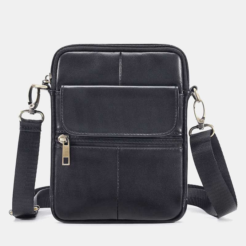 LeatherCrafted - Luxe & Duurzame Leren Schoudertas voor Mannen