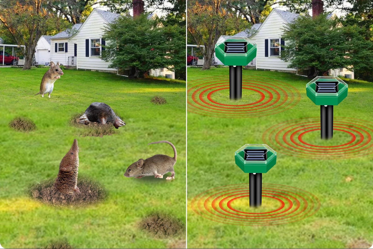 EcoSonicGuard - Ultrasoon mollenafweermiddel 4-pack