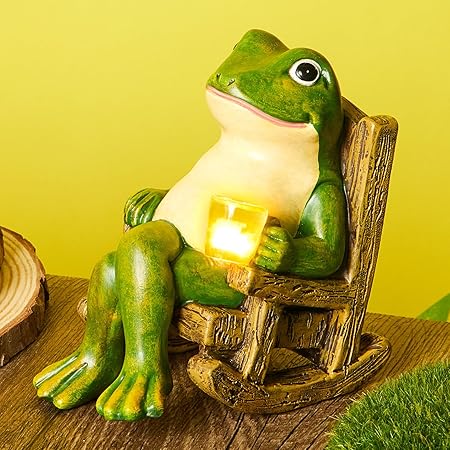 GloToad - Betoverende tuinbeeld met gloeiend licht