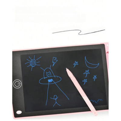 KiddoDraw - Uitwisbaar kinderkrabbord met 12-inch LCD-schrijftablet en herbruikbaar notitieboekje