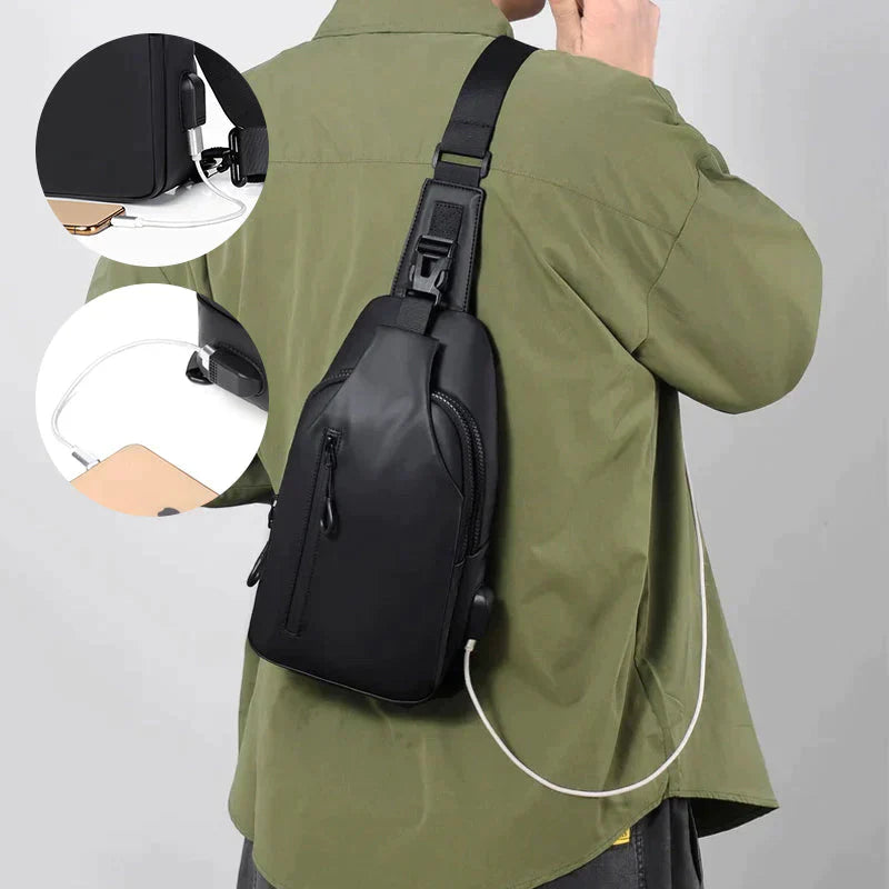 StealthPack - Waterdichte Crossbody Antidiefstal Tas