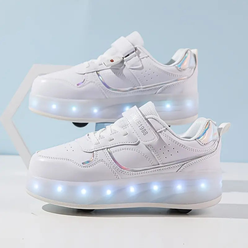GlowRollers - Rolschaatsschoenen | Populaire sneakers met wieltjes en lichtjes