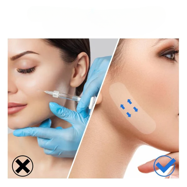 ElegantieLift - Een delicaat V-gezicht kan worden bereikt met Face Lifter Tape