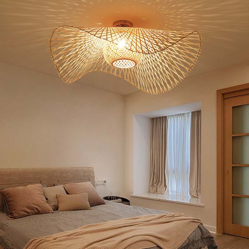 RattanRhythm | Muto Rotan Hanglamp - Japanse Stijl - Aziatische Stijl