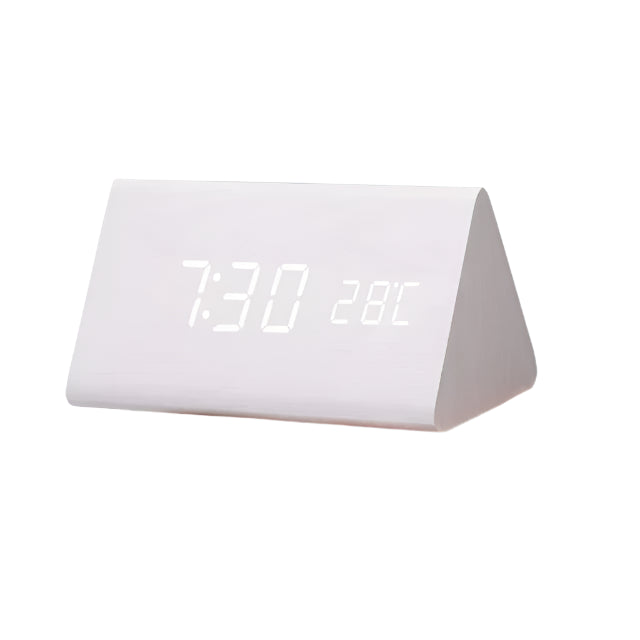 Woodwatch - Digitale houten wekker met temperatuurweergave
