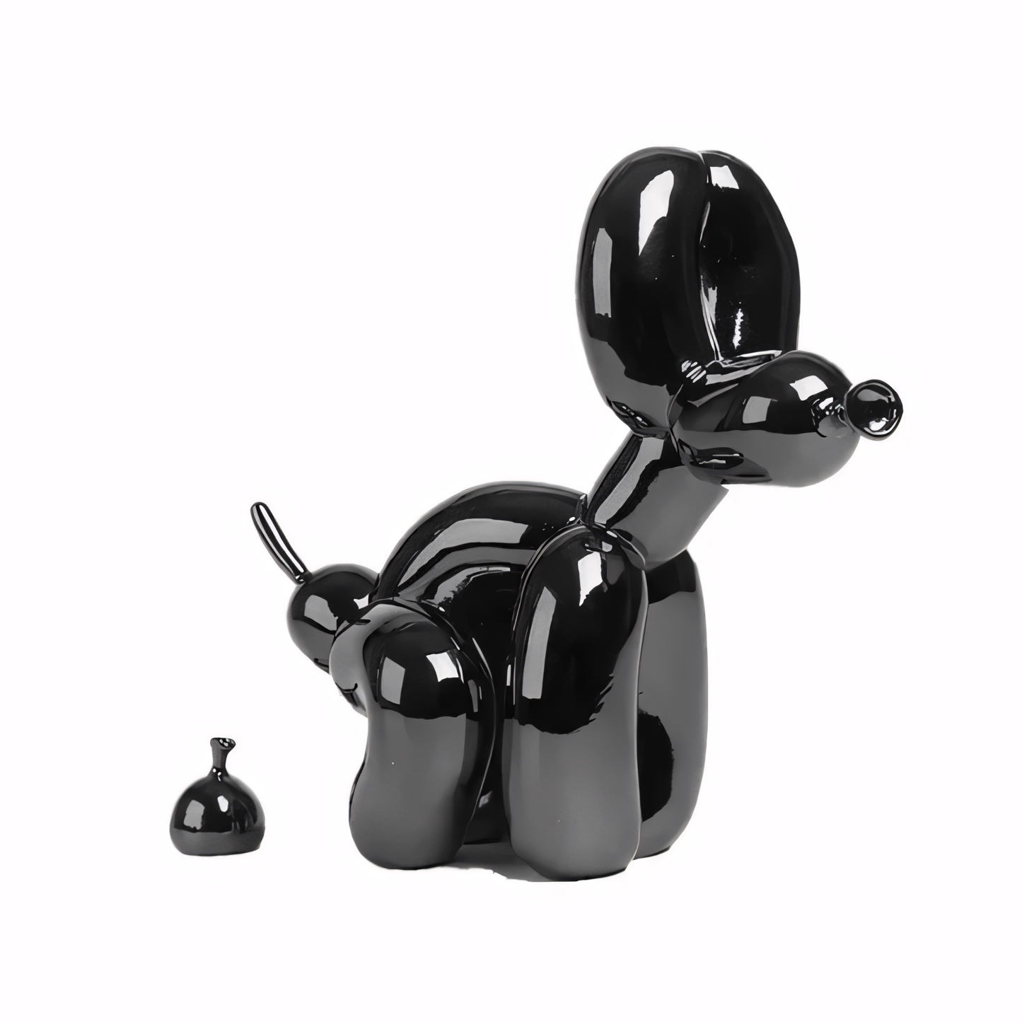 WhimsiDecor | Ballonhond Beeldje | Handgemaakte Kunst | Honden Sculptuur Beeldje