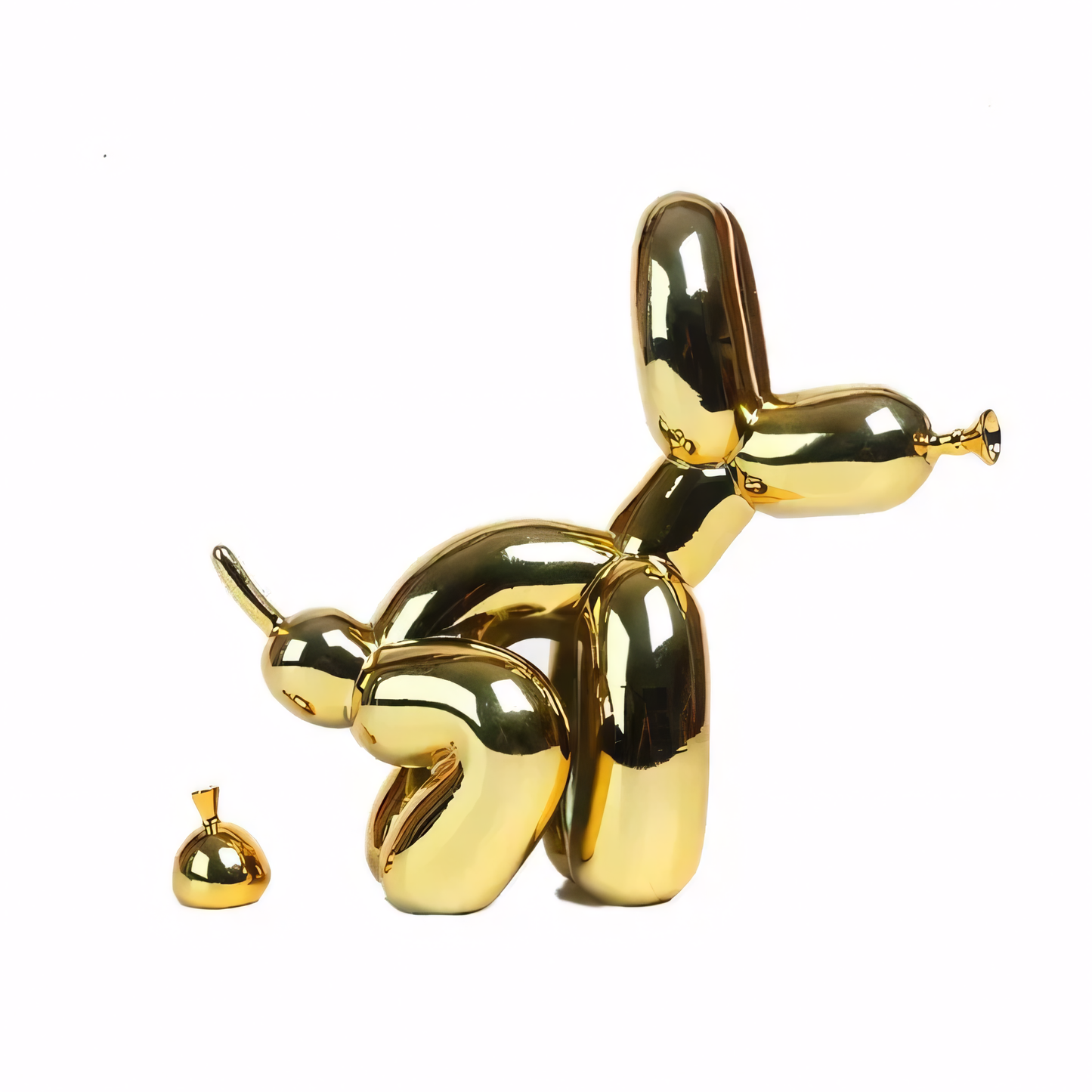 WhimsiDecor | Ballonhond Beeldje | Handgemaakte Kunst | Honden Sculptuur Beeldje