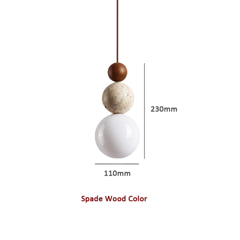 OpalLuxe - Moderne travertin hanglamp in eenvoudige stijl