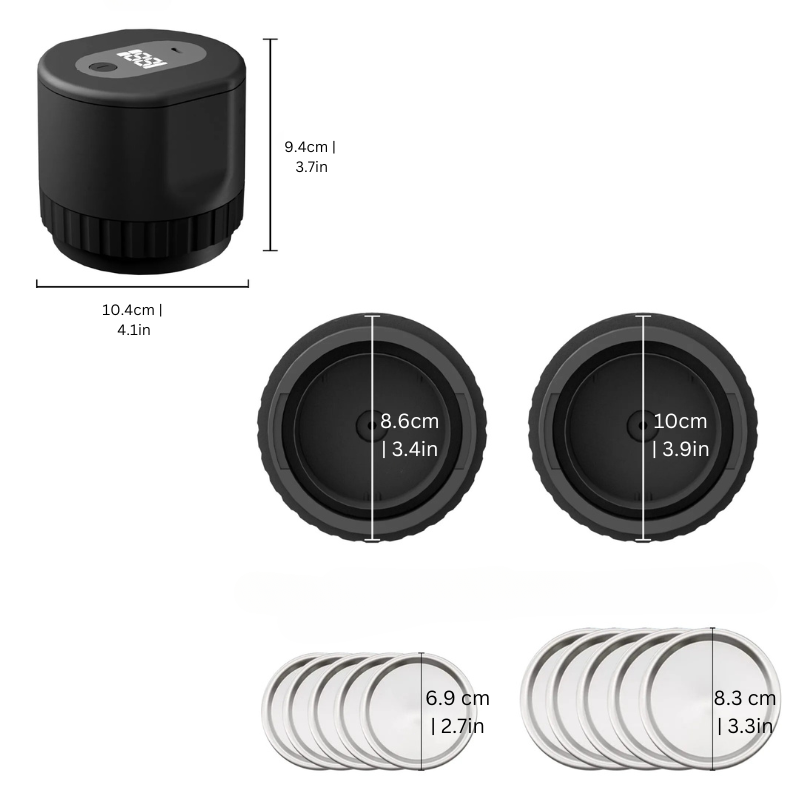 AirLockPro – Elektrische Flessenverzegelaar voor Glazen