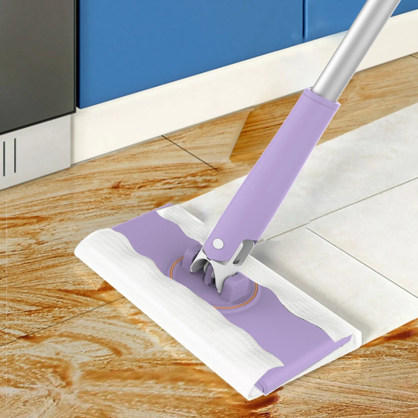 SwivelClean - Draaibare Reinigingsmop met Zelfwringend Systeem