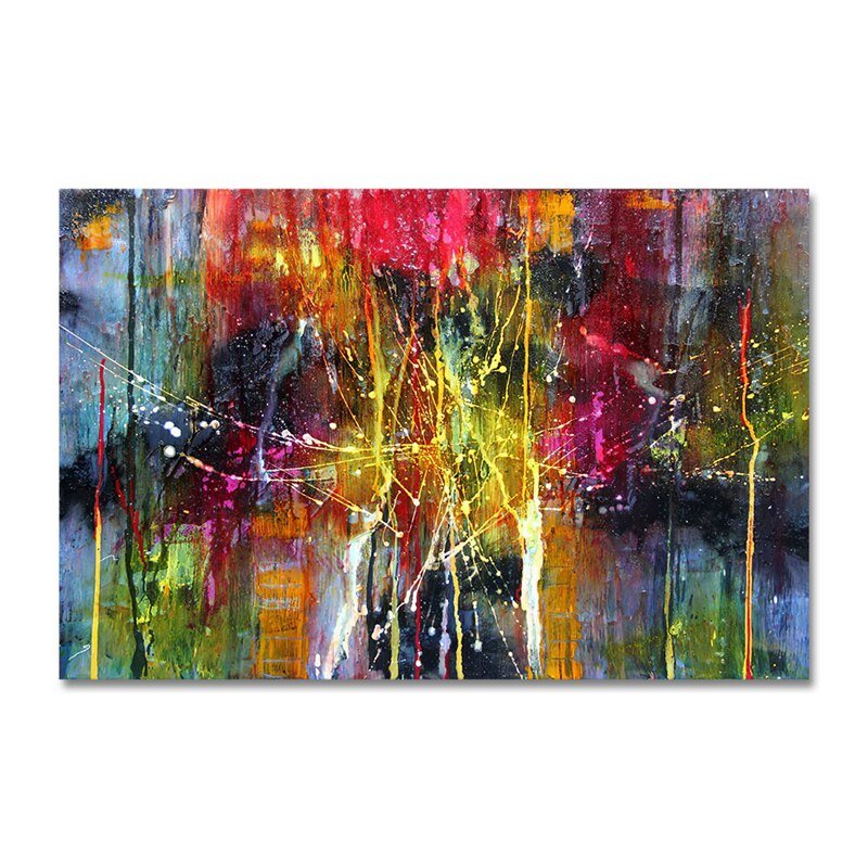 VividWall - Moderne abstract canvas voor expressieve wanddecoratie