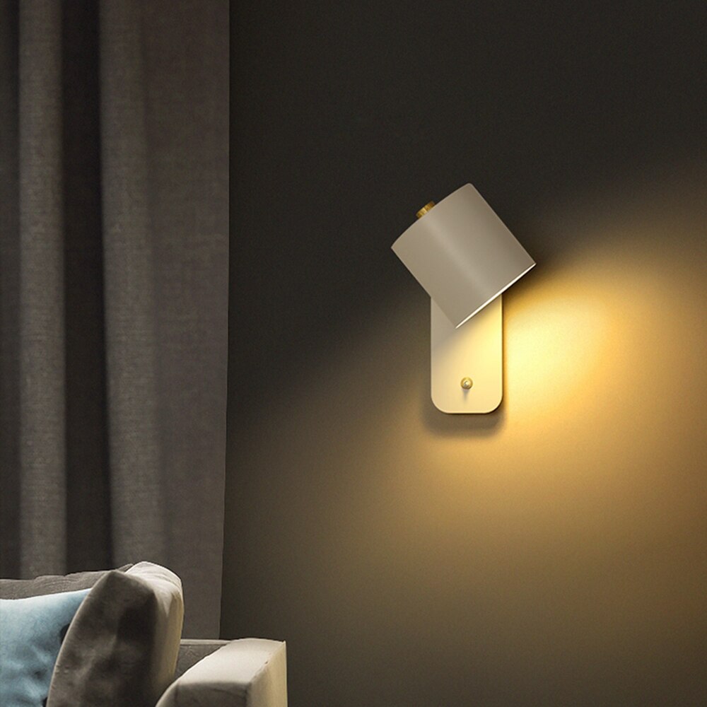 BrightShift - LED Muurverlichting met Handige Schakelaar voor Stijlvolle Home Interieurs