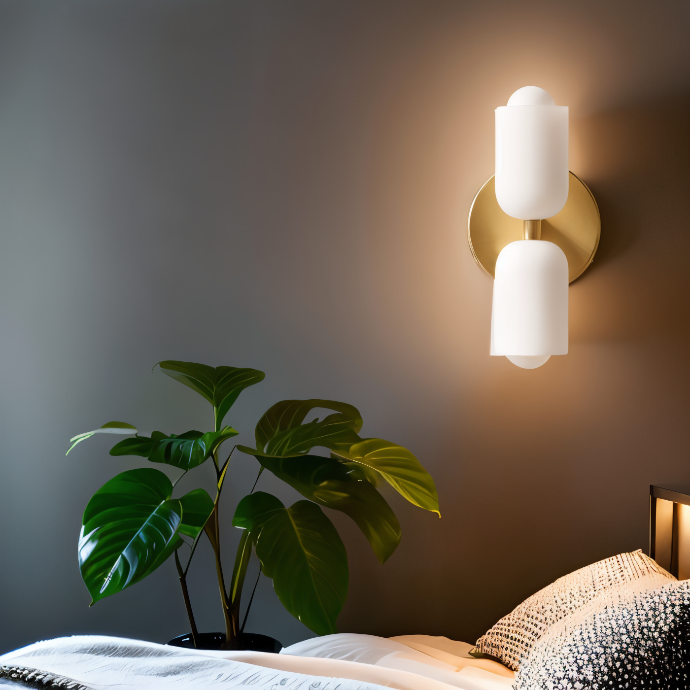 Duolight - Dubbele koppen wandlamp voor binnen