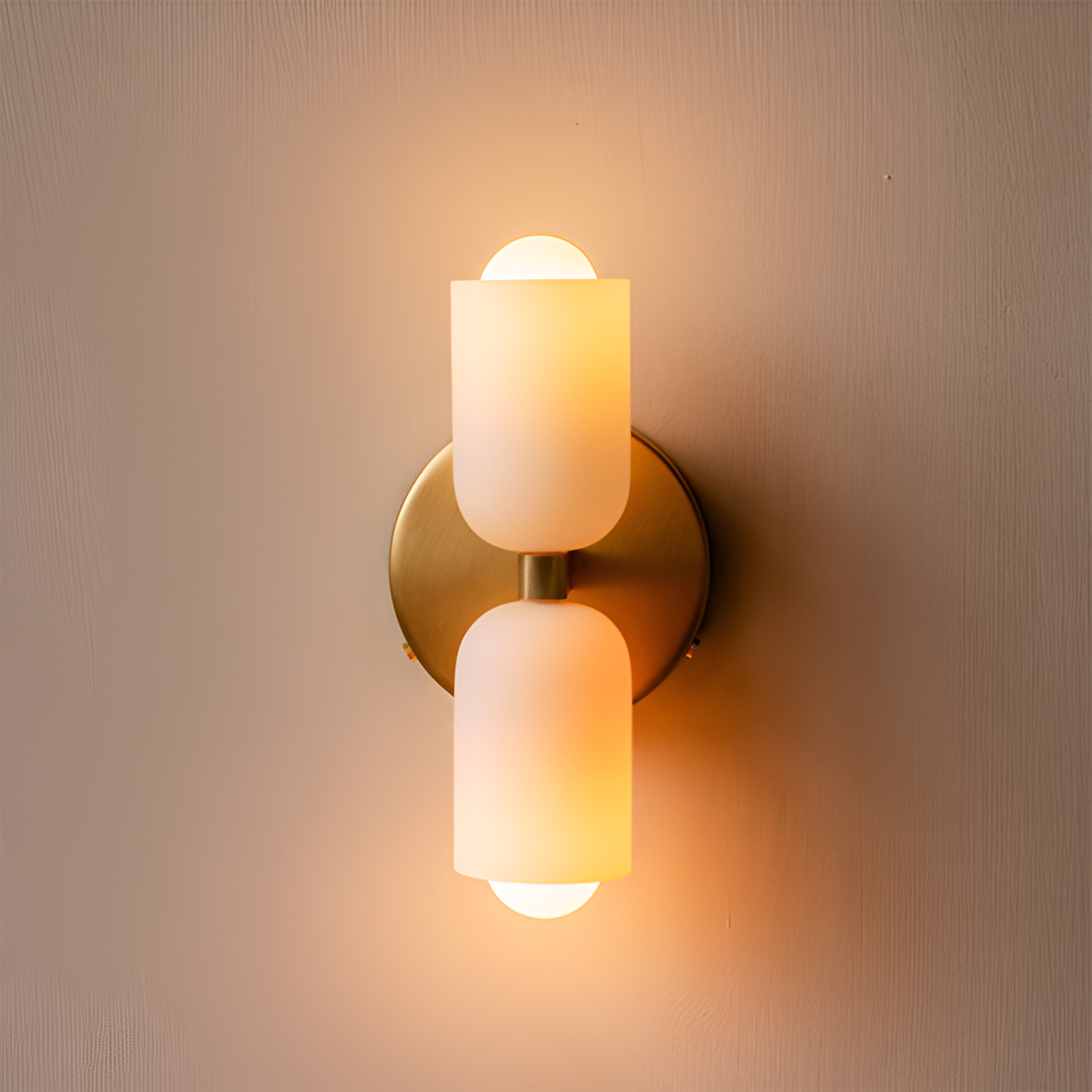 Duolight - Dubbele koppen wandlamp voor binnen