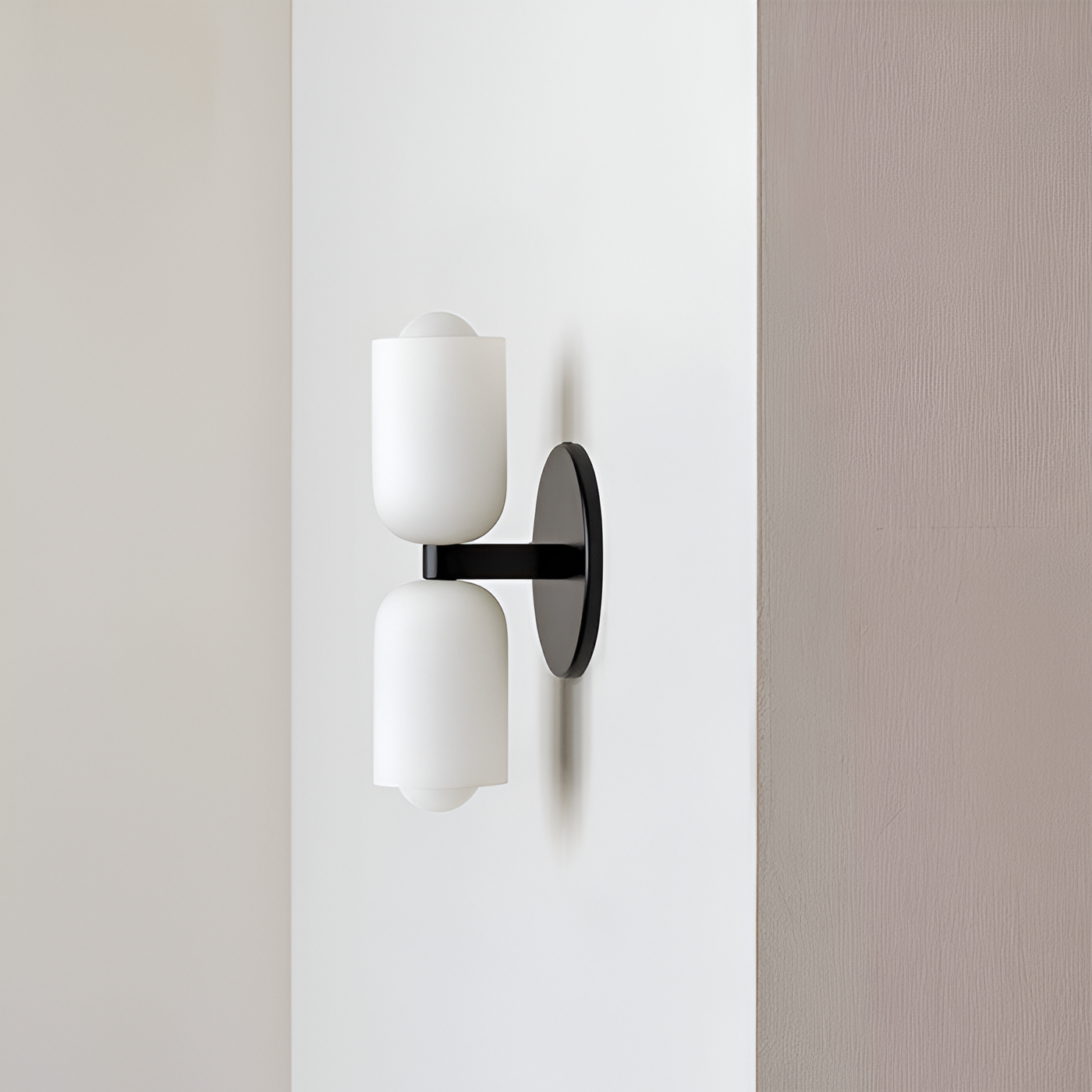 Duolight - Dubbele koppen wandlamp voor binnen