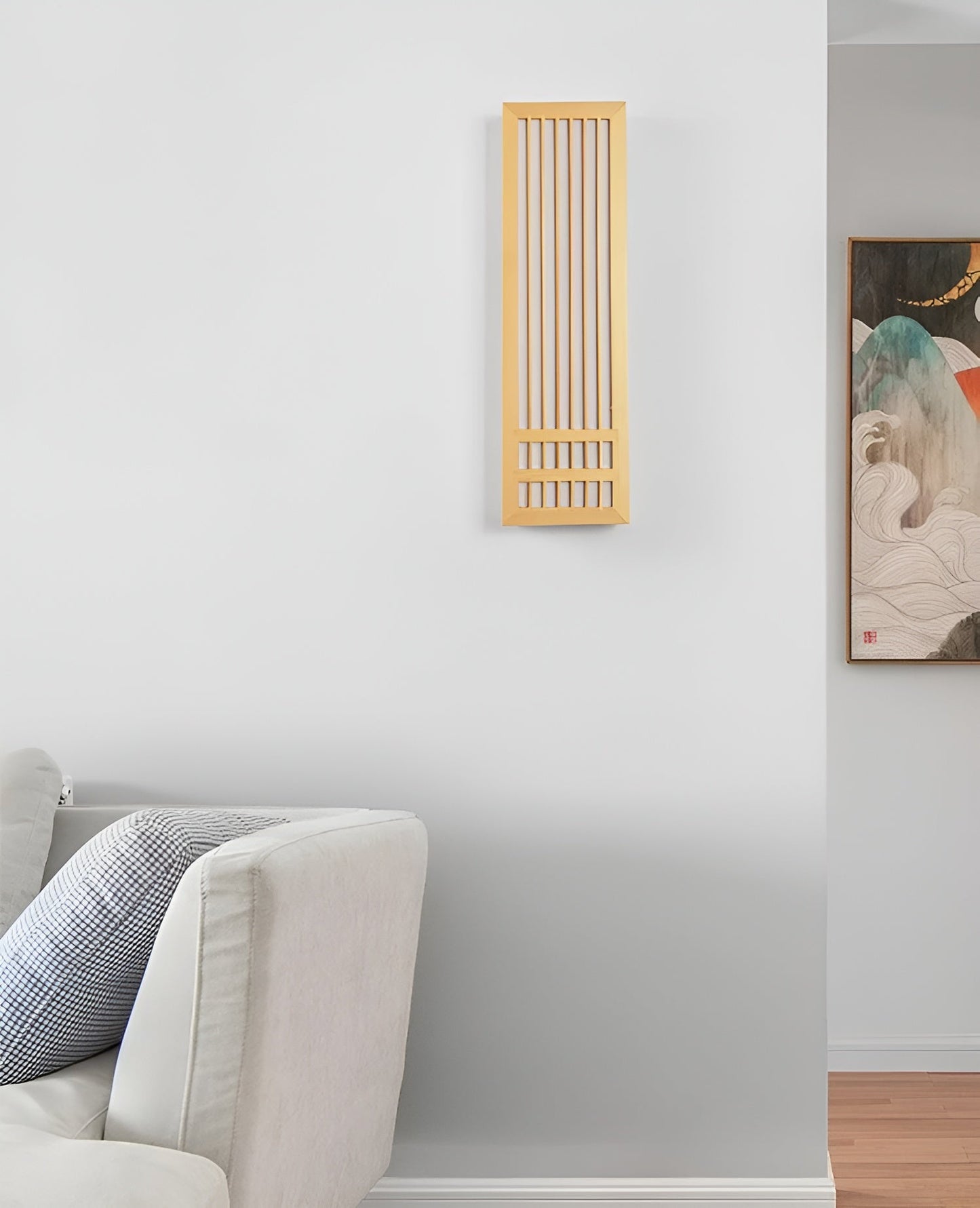 AcryWood - Japanse houten wandlamp met acryl