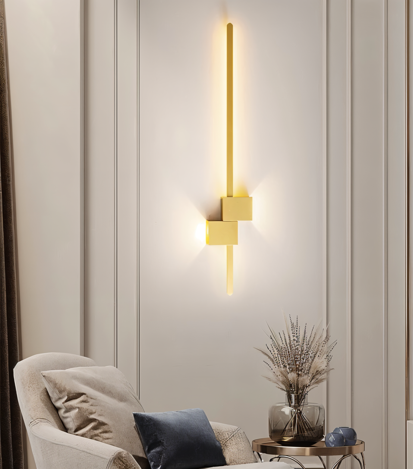 EclipseLight - Strakke lange LED-wandlamp met minimalistisch design