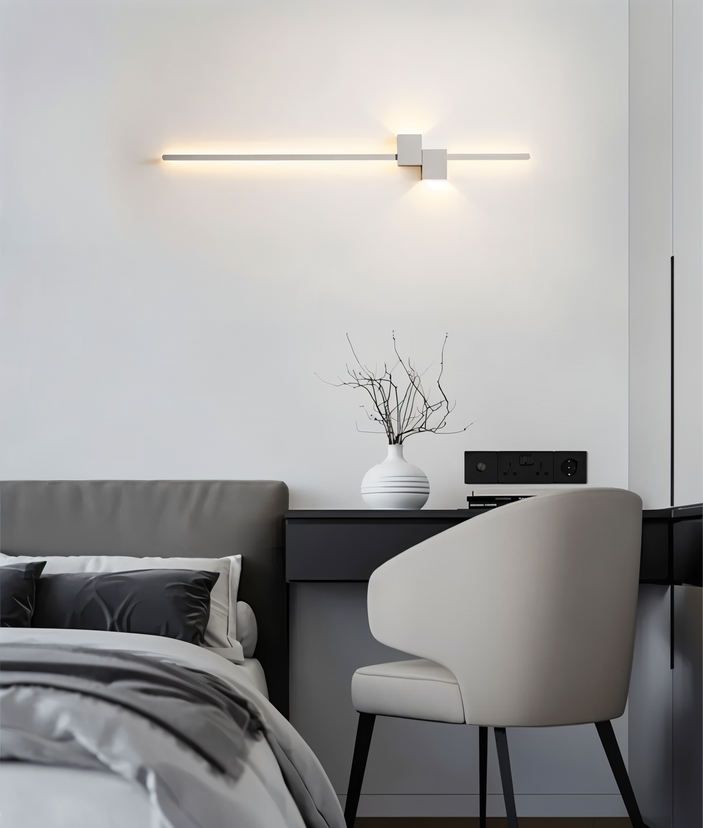 EclipseLight - Strakke lange LED-wandlamp met minimalistisch design