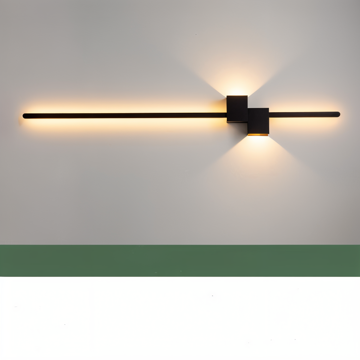 EclipseLight - Strakke lange LED-wandlamp met minimalistisch design
