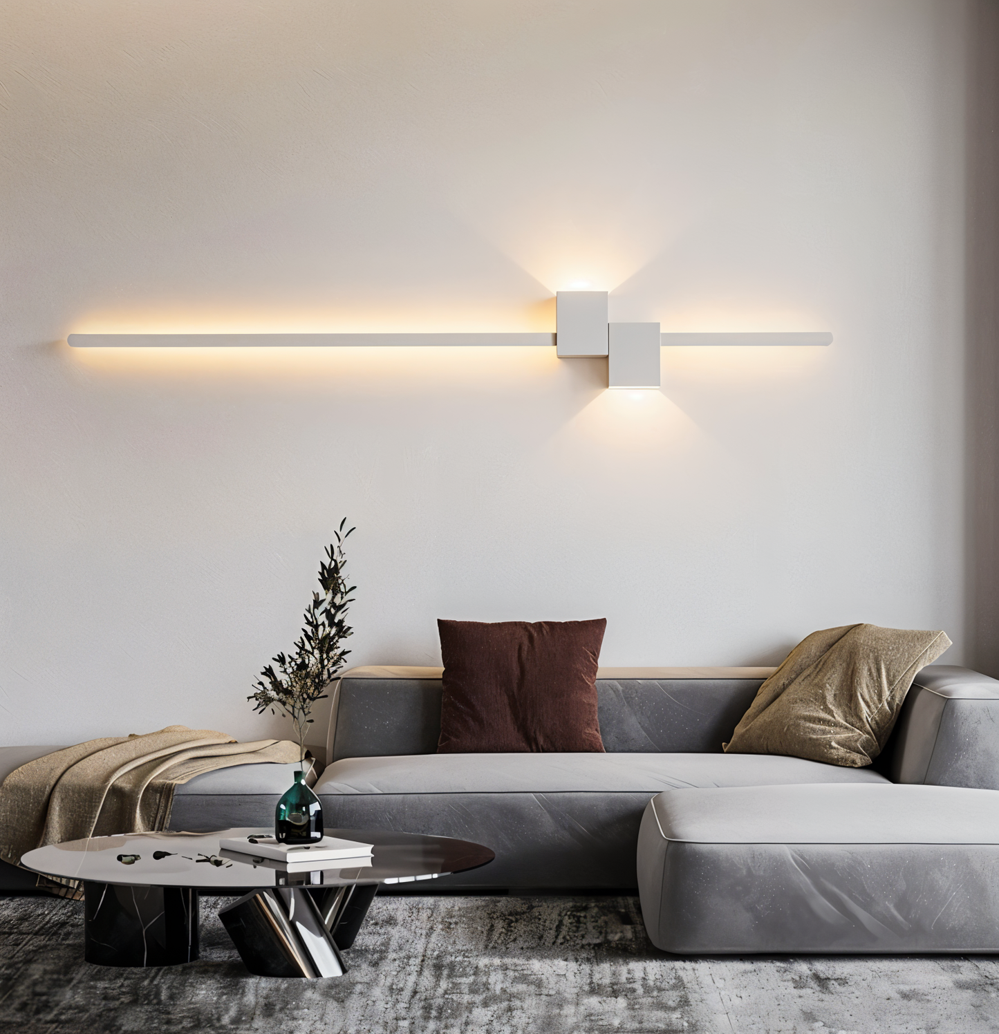 EclipseLight - Strakke lange LED-wandlamp met minimalistisch design