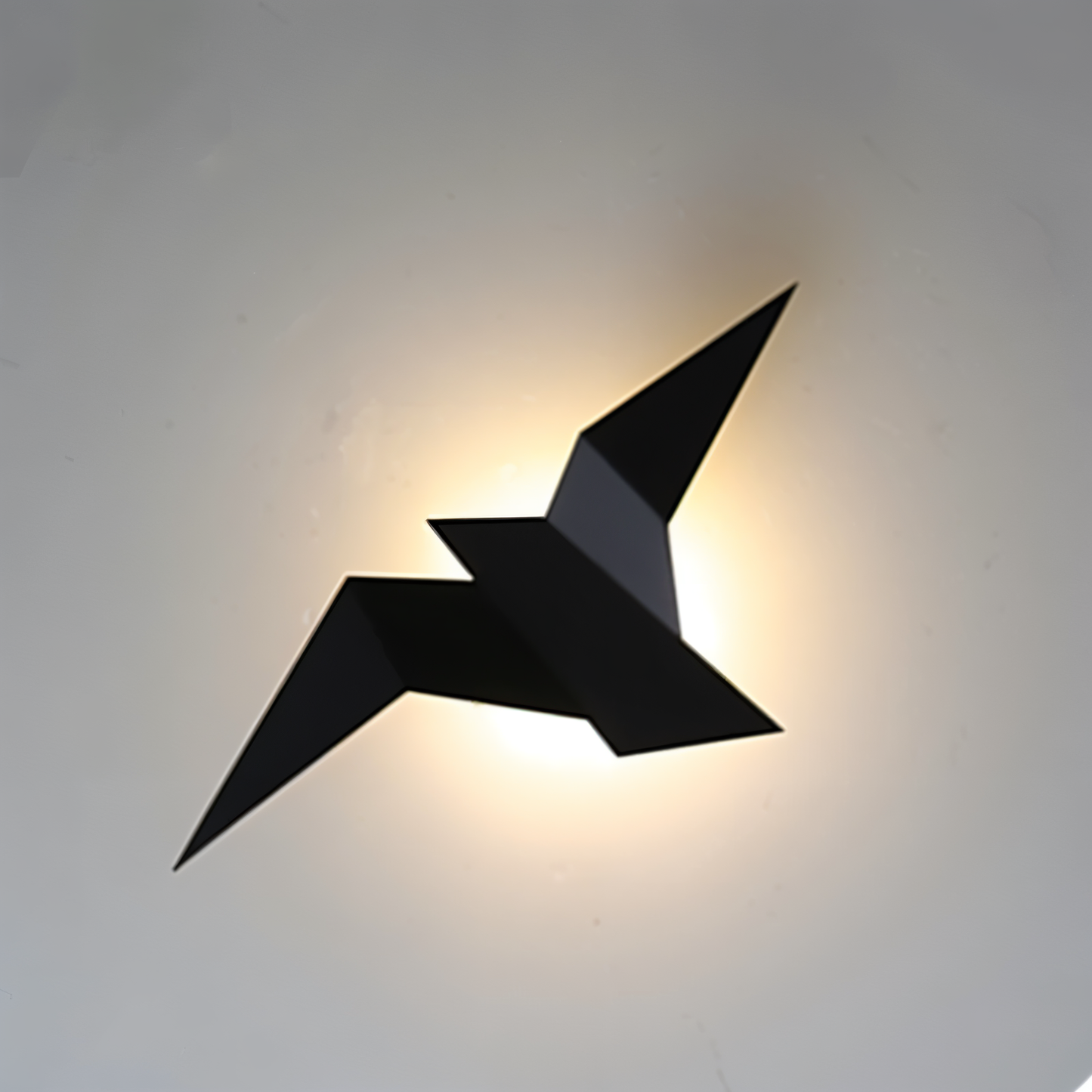 FeatherLux - Geometrische origami vogel wandlamp