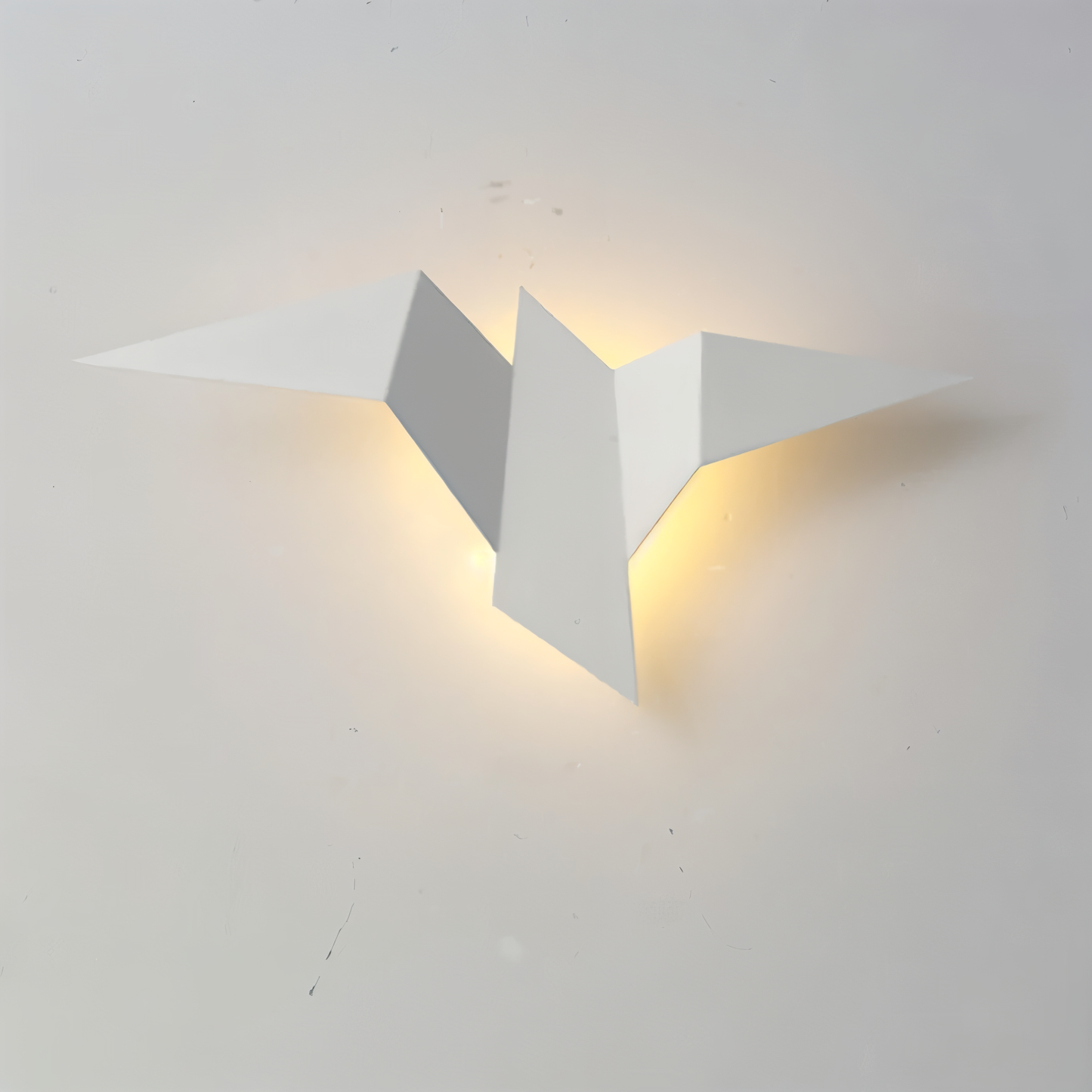 FeatherLux - Geometrische origami vogel wandlamp