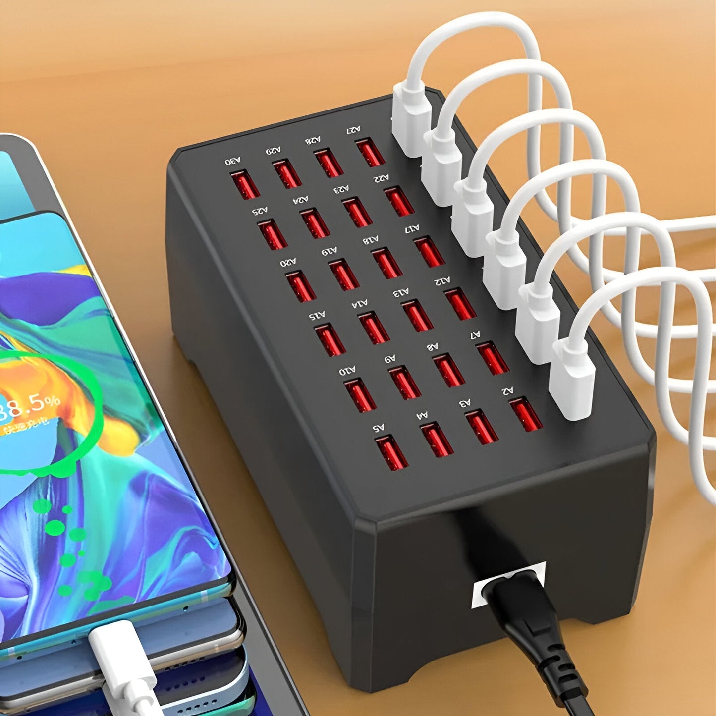 PowerHub - Universele poorts usb ladestation met hoge output